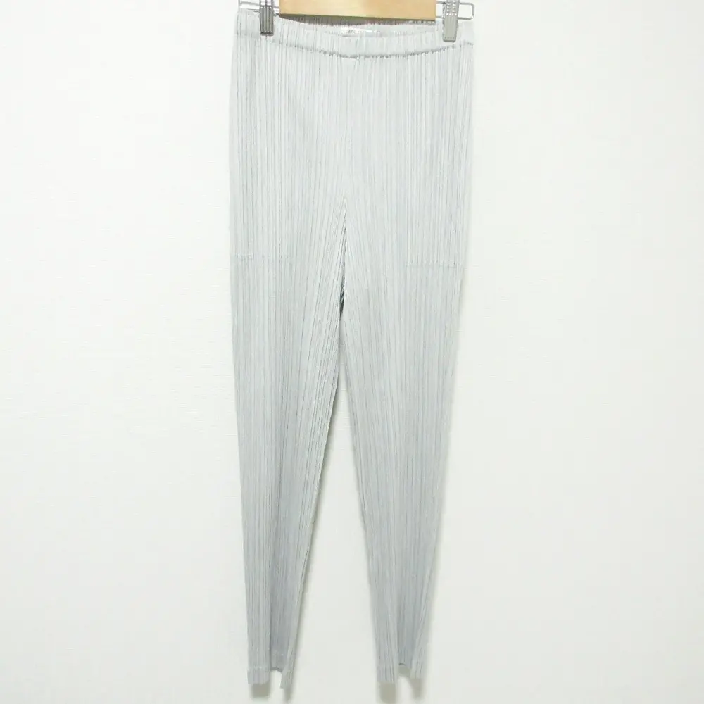 PLEATS PLEASE ISSEY MIYAKE プリーツプリーズ イッセイミヤケ プリーツ イージーパンツ PP71-JF432 3 ライトグレー
