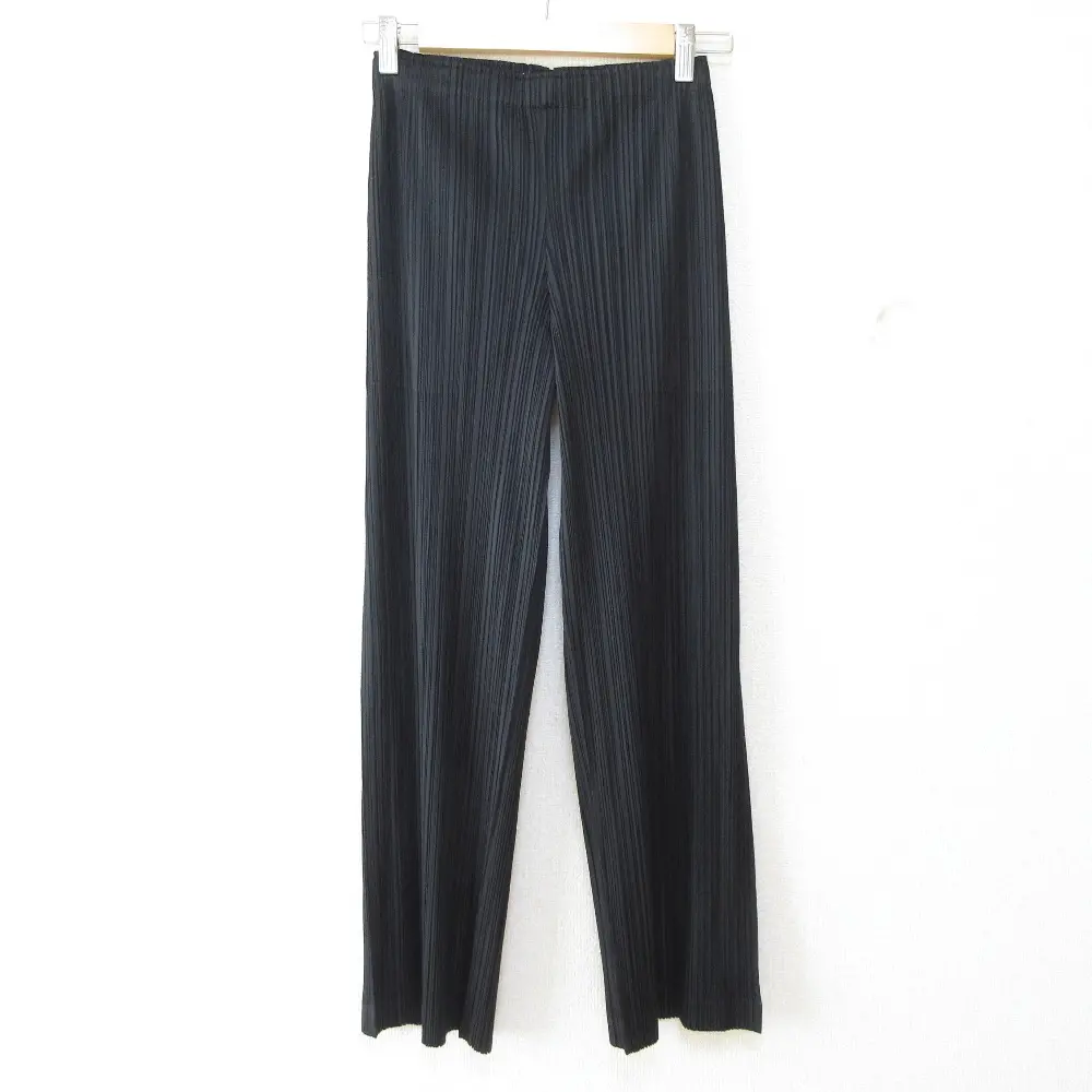PLEATS PLEASE ISSEY MIYAKE プリーツプリーズ イッセイミヤケ イージーウエスト ストレートパンツ PP43-JF403 1 ブラック