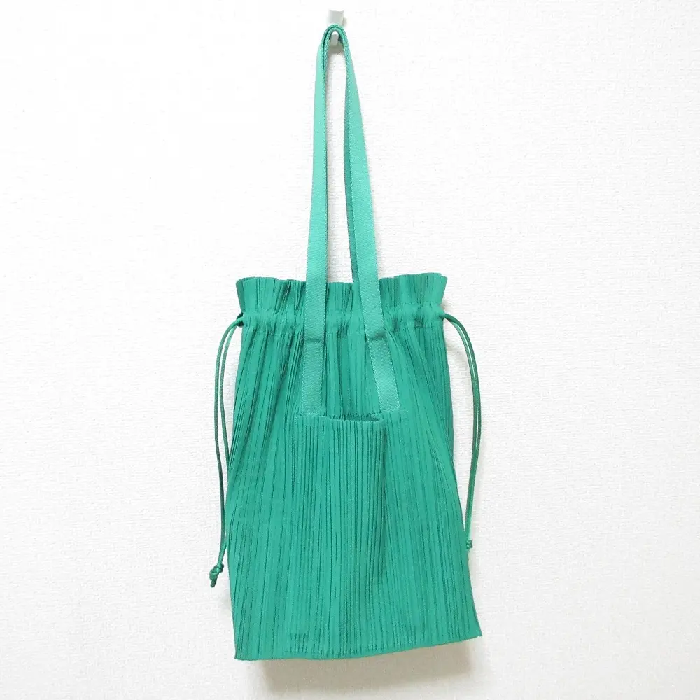 23SS PLEATS PLEASE ISSEY MIYAKE プリーツプリーズ イッセイミヤケ PLEATS TOTE BAG トートバッグ PP32AG602 グリーン