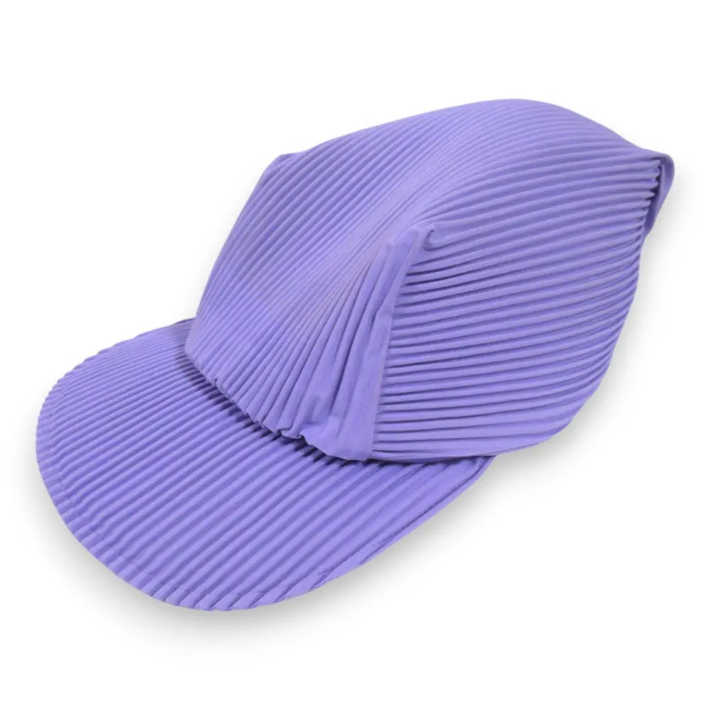 23SS PLEATS PLEASE ISSEY MIYAKE プリーツプリーズ イッセイミヤケ プリーツキャップ 帽子 PP32AA501 パープルの買取実績【2024年10月買取】