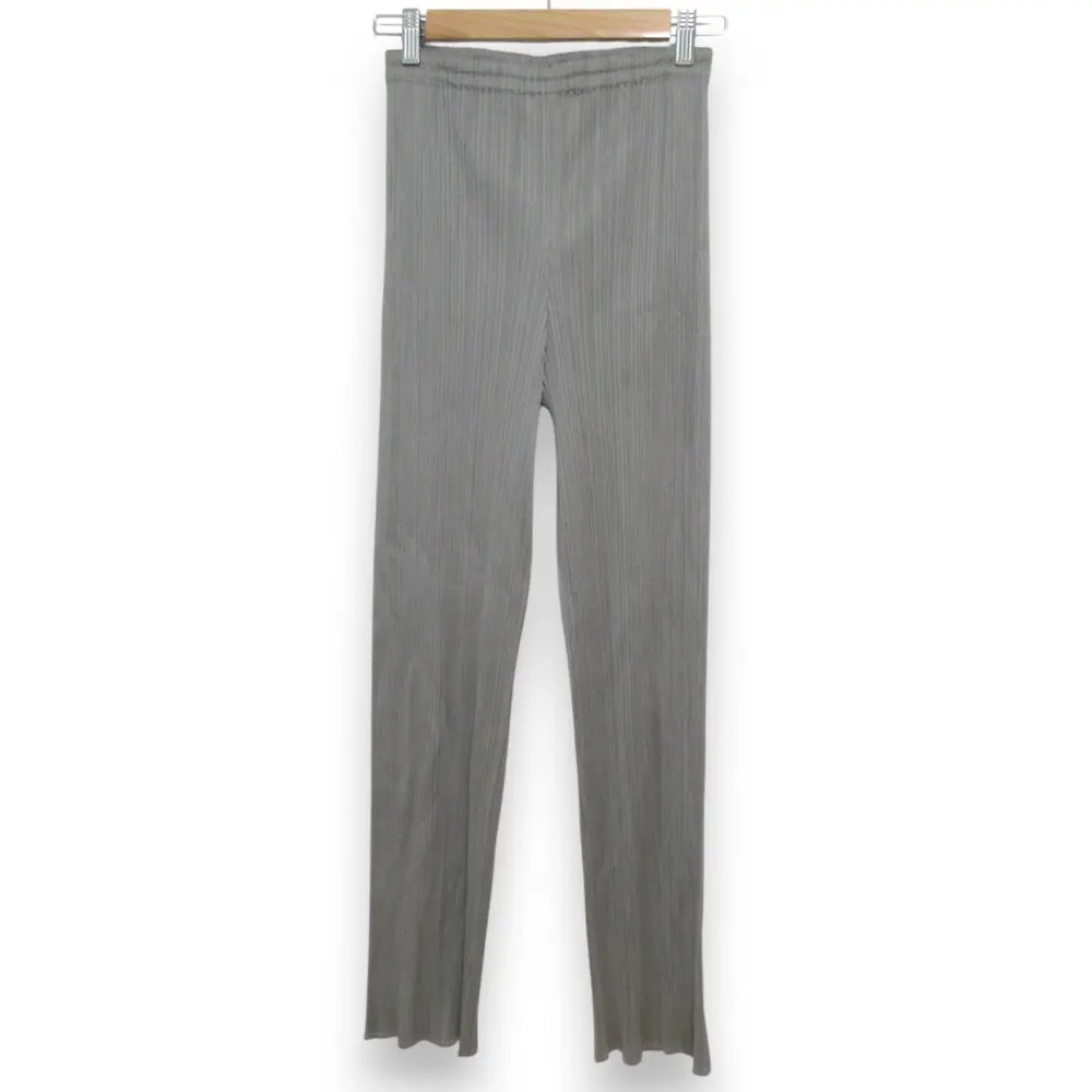PLEATS PLEASE ISSEY MIYAKE プリーツプリーズ イッセイミヤケ イージーパンツ PP04-JF643 サイズ4 グレー