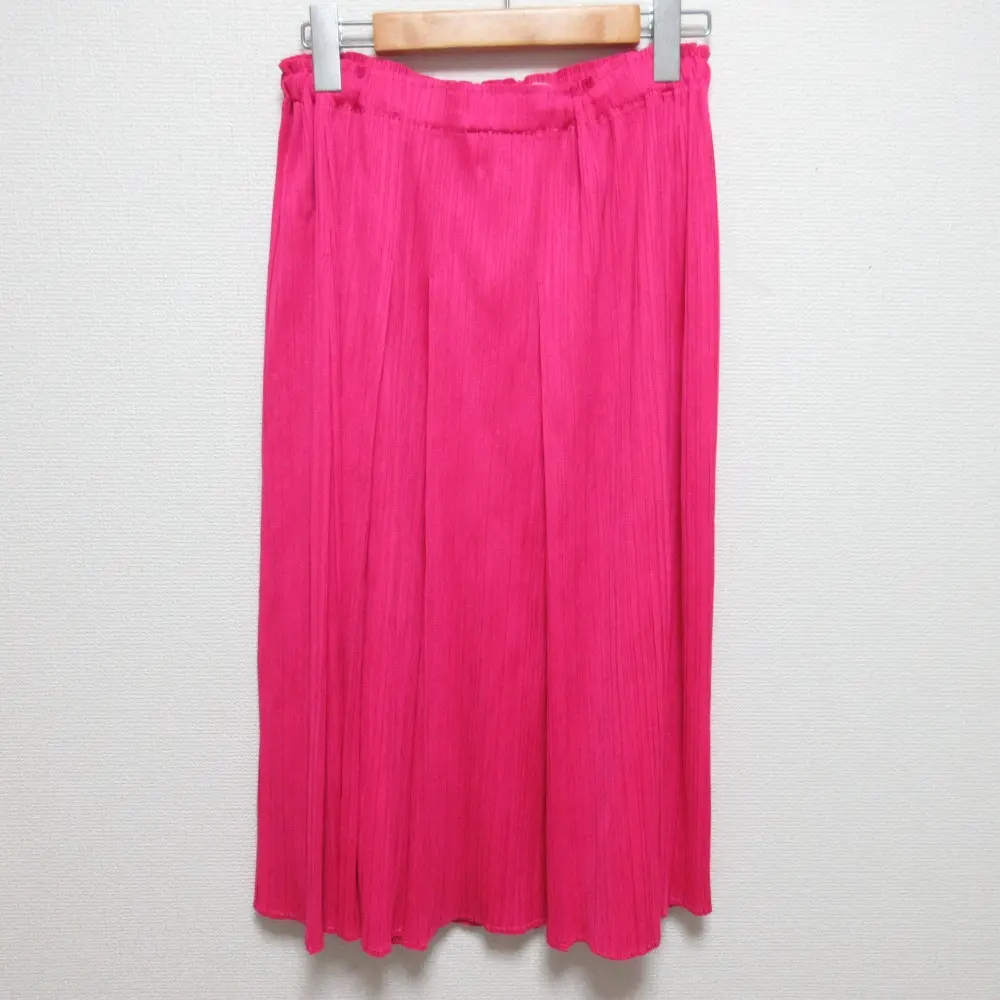 PLEATS PLEASE プリーツプリーズ イッセイミヤケ ギャザー イージースカート サイズ4 ピンク