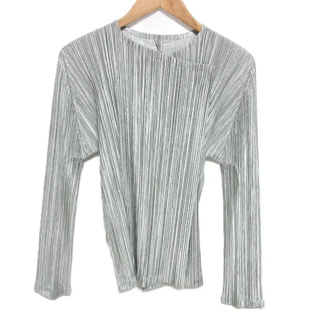 PLEATS PLEASE ISSEY MIYAKE プリーツプリーズ イッセイミヤケ プリーツカーディガン シルバーグレー