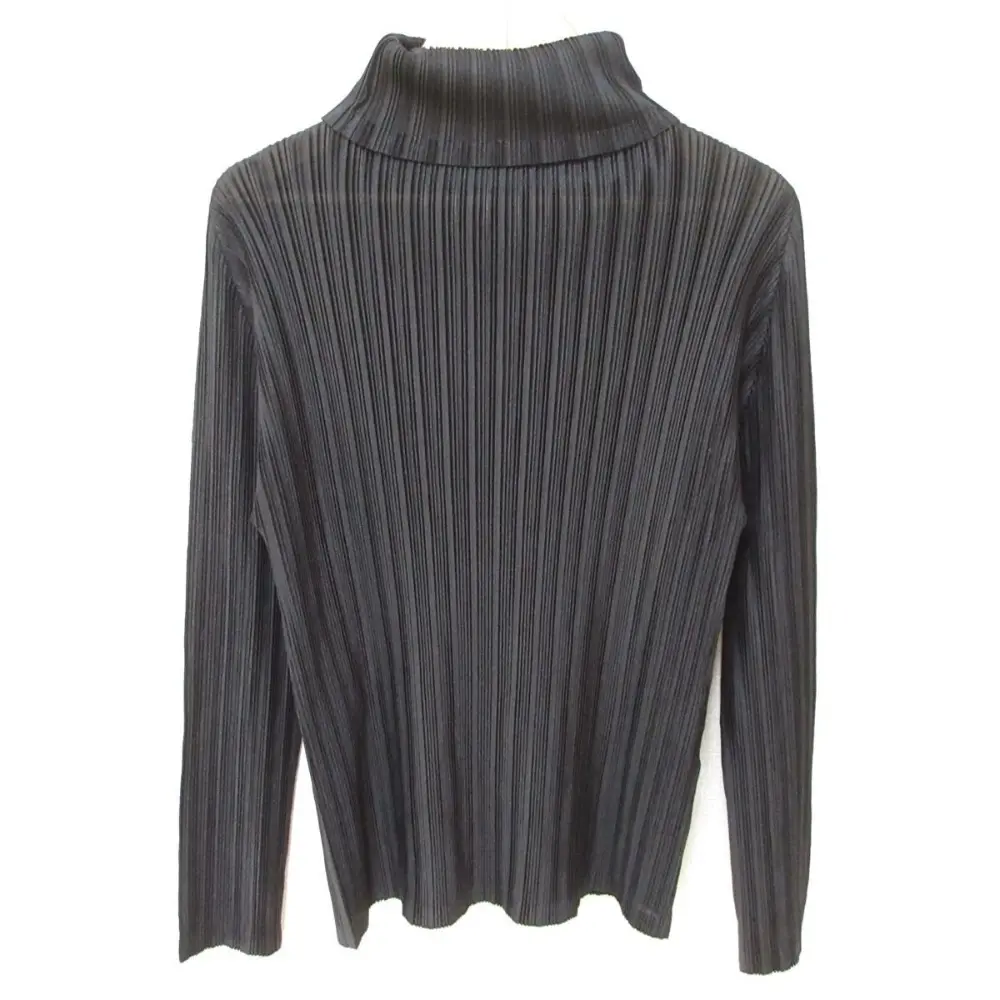 PLEATS PLEASE ISSEY MIYAKE プリーツプリーズ イッセイミヤケ 長袖 タートルネック プリーツカットソー 3 ブラック