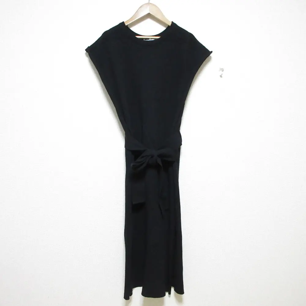 PLEATS PLEASE プリーツプリーズ イッセイミヤケ MARSHMALLOW KNIT ノースリーブ ニットワンピース 3 ブラック