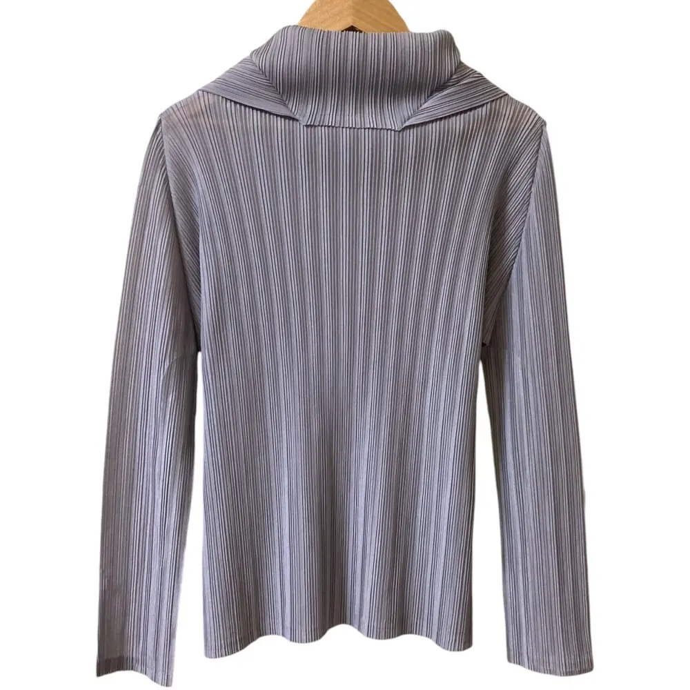 PLEATS PLEASE ISSEY MIYAKE プリーツプリーズ イッセイミヤケ ハイネック ブラウス カットソー PP71-FK332 3 ライトグレー