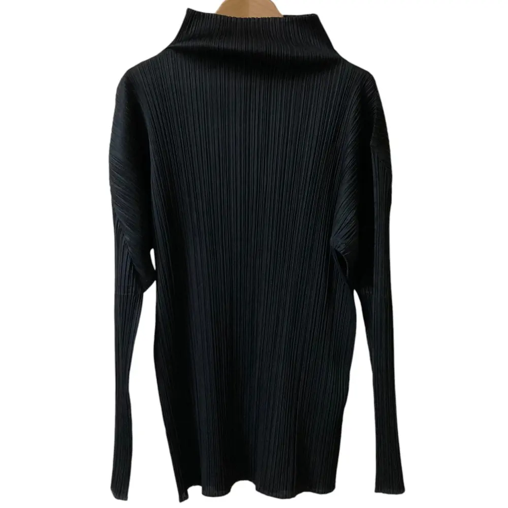 PLEATS PLEASE ISSEY MIYAKE プリーツプリーズ イッセイミヤケ L/S ハイネック カットソー PP04-JK604 4サイズ ブラック