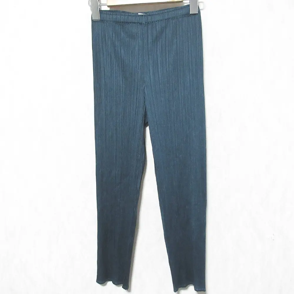 PLEATS PLEASE ISSEY MIYAKE プリーツプリーズ イッセイミヤケ イージー クロップド アンクルパンツ PP83-JF183 1 グリーン系