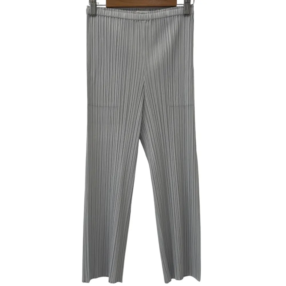 PLEATS PLEASE プリーツプリーズ イッセイミヤケ プリーツアンクル パンツ 2 グレー