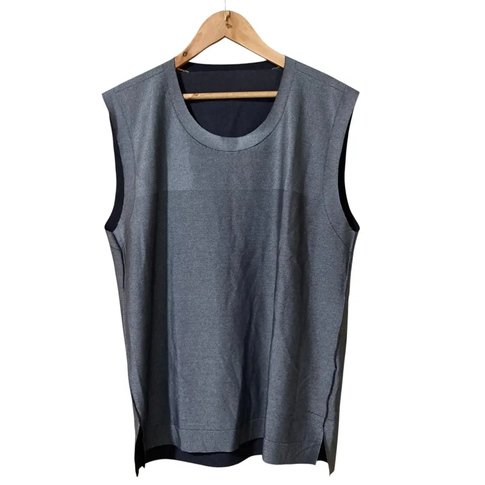 Pleats Please Issey Miyake プリーツプリーズ イッセイミヤケ ストレッチ ノースリーブ カットソー 3 グレー