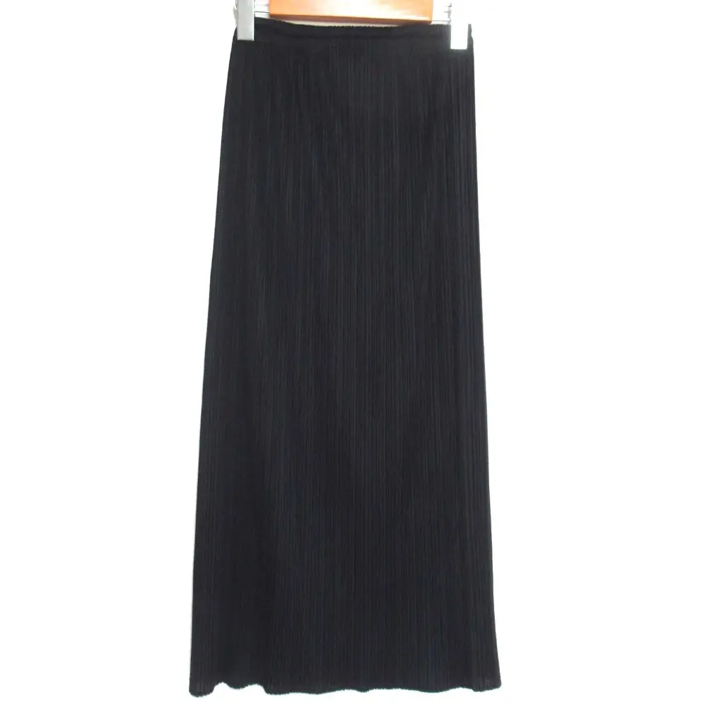 PLEATS PLEASE ISSEY MIYAKE プリーツプリーズ イッセイミヤケ イージーロングスカート PP04-JG613 サイズ1 ブラック