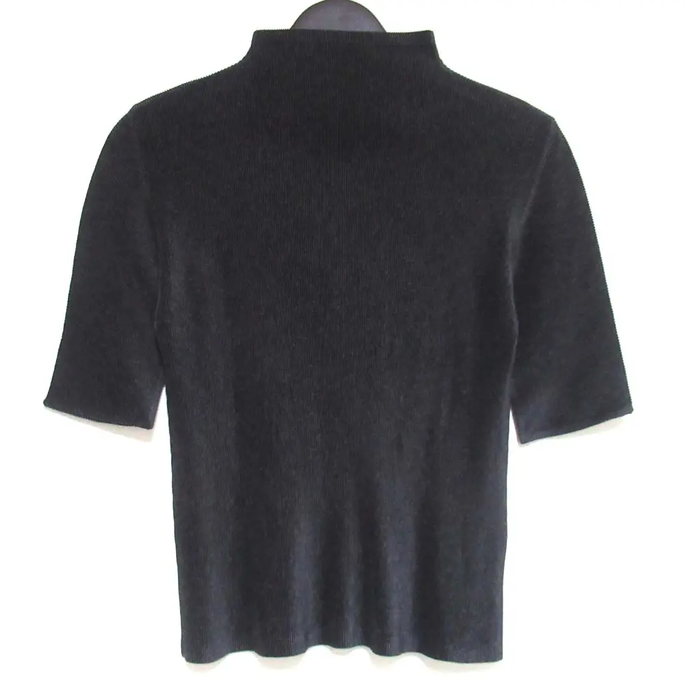 PLEATS PLEASE ISSEY MIYAKE プリーツプリーズ イッセイミヤケ 半袖 ハイネック カットソー PP02FK113 サイズ3 ブラック