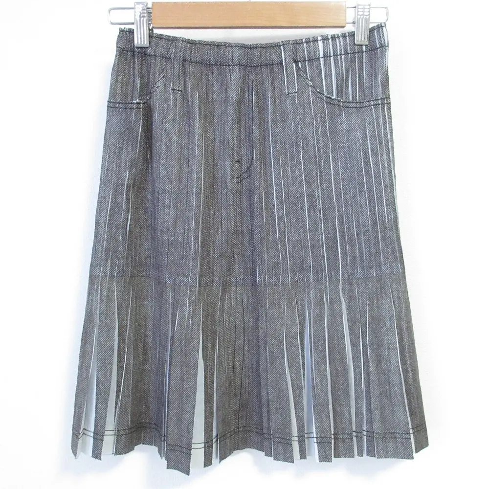 PLEATS PLEASE ISSEY MIYAKE プリーツプリーズ イッセイミヤケ プリーツフレアスカート PP11-JG613 サイズ5 グレー