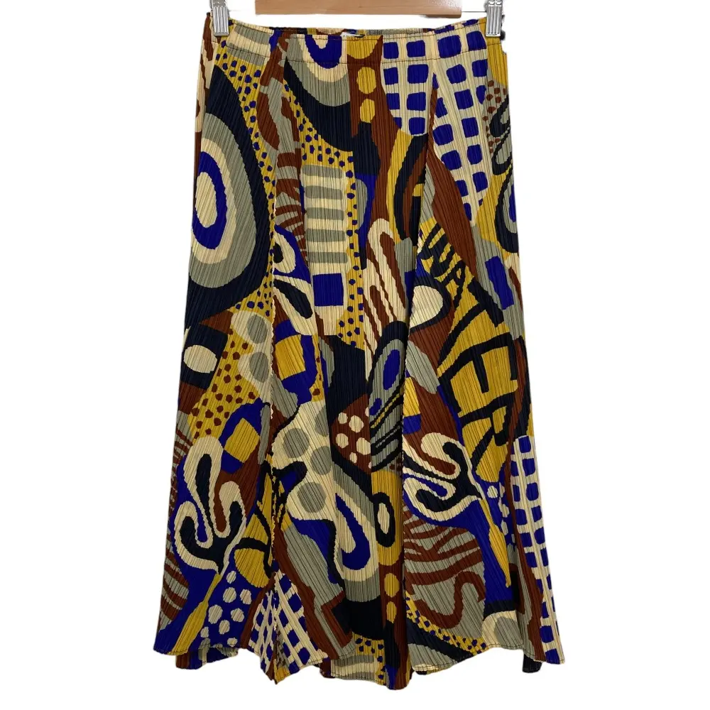 PLEATS PLEAS プリーツプリーズ イッセイミヤケ TYPOGRAPHY GRAFFITI FLARE SKIRT フレアスカート PP83-JG603 3 マルチカラー