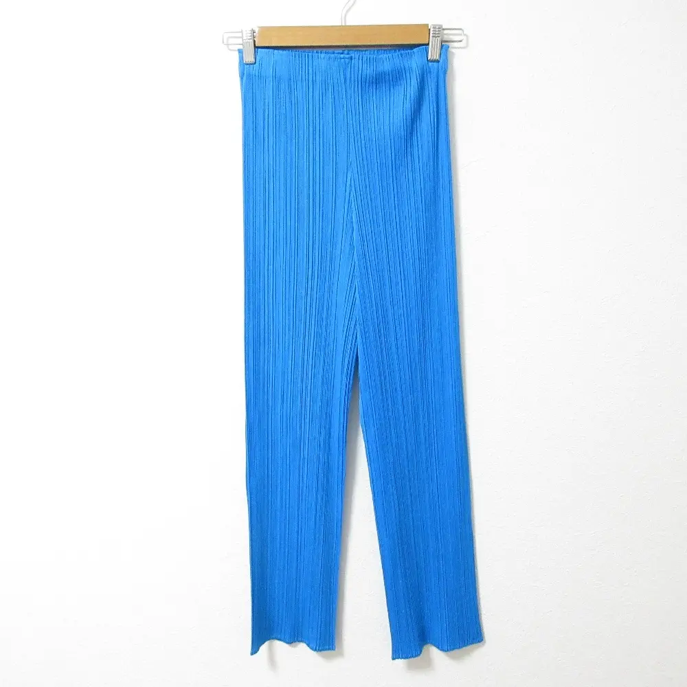 PLEATS PLEASE ISSEY MIYAKE プリーツプリーズ イッセイミヤケ プリーツパンツ イージーパンツ PP13-JF207 サイズ2 ブルー