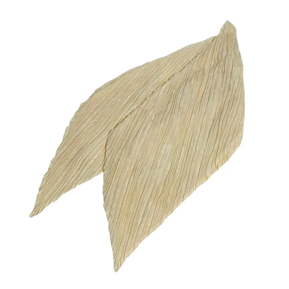 Pleats Please Issey Miyake プリーツプリーズ イッセイミヤケ ショール ストール マフラー スカーフ ライトイエロー