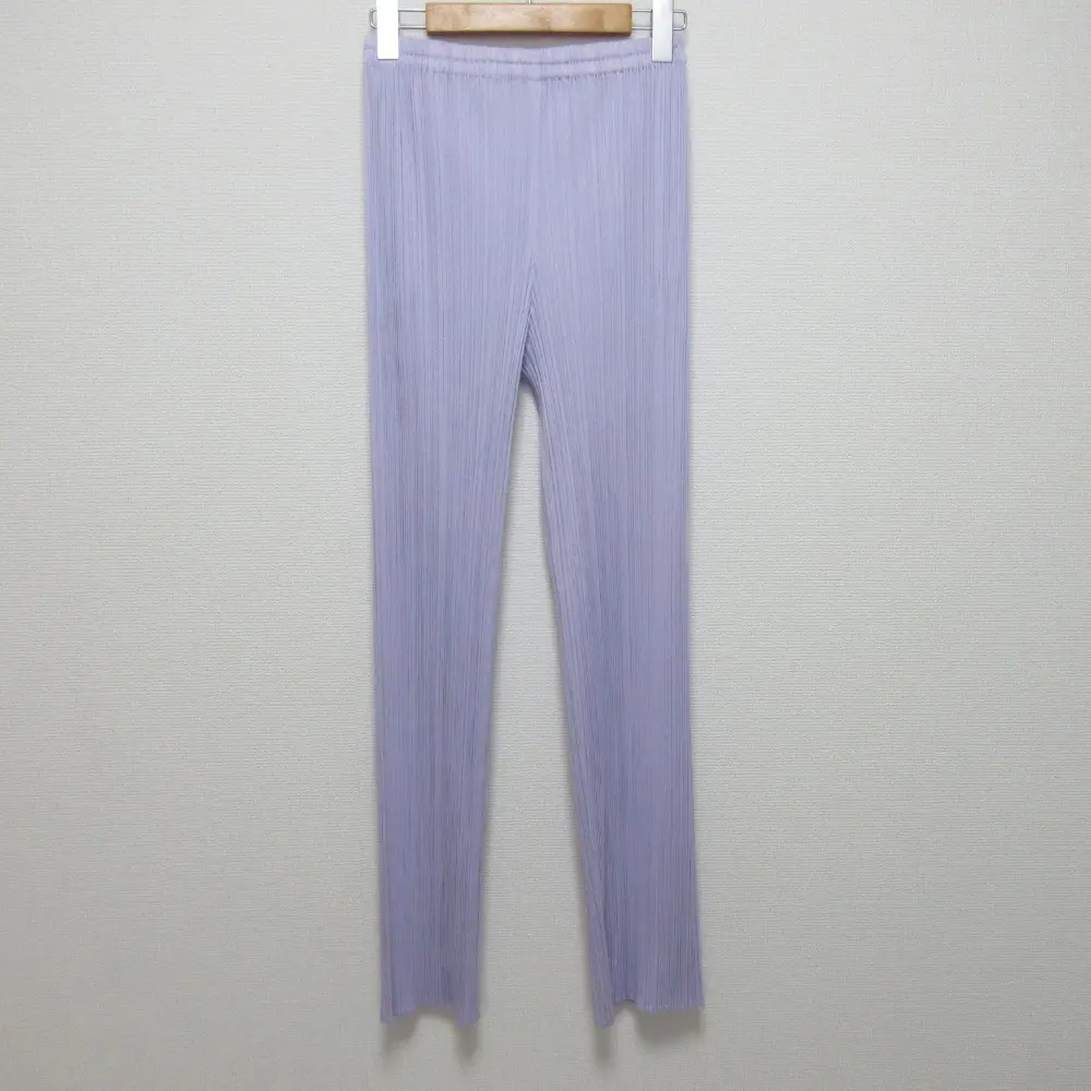 PLEATS PLEASE プリーツプリーズ イッセイミヤケ イージーパンツ PP01-JF603 サイズ4 ライトパープル