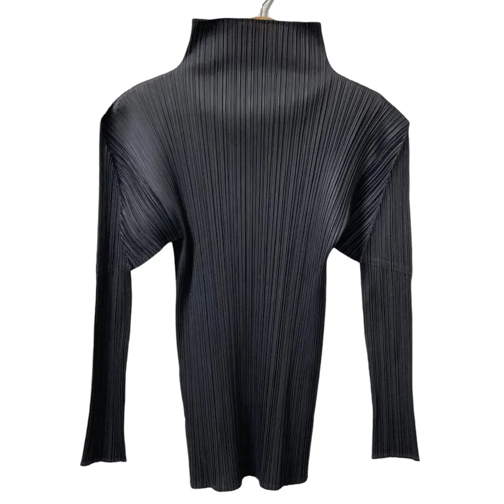 PLEATS PLEASE ISSEY MIYAKE プリーツプリーズ イッセイミヤケ ハイネック ロングスリーブ カットソー PP04-JK604 3 グレー