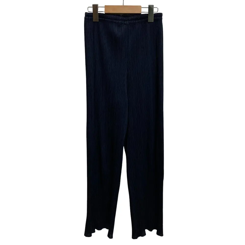 PLEATS PLEASE プリーツプリーズ イッセイミヤケ イージーパンツ サイズ2 ネイビー