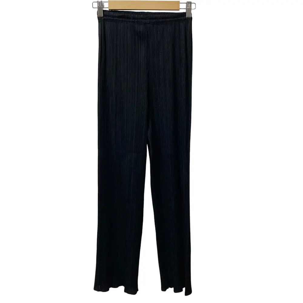 PLEATS PLEASE ISSEY MIYAKE プリーツプリーズ イッセイミヤケ イージーパンツ サイズ2 ブラック