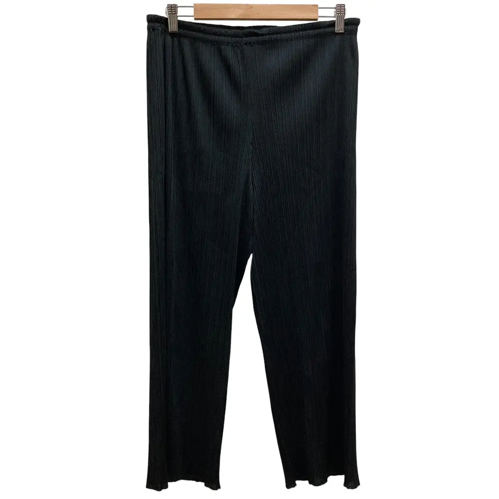 PLEATS PLEASE ISSEY MIYAKE プリーツプリーズ イッセイミヤケ イージーウエスト ストレートパンツ PP04-JF643 FREE ブラックの買取実績【2025年10月買取】