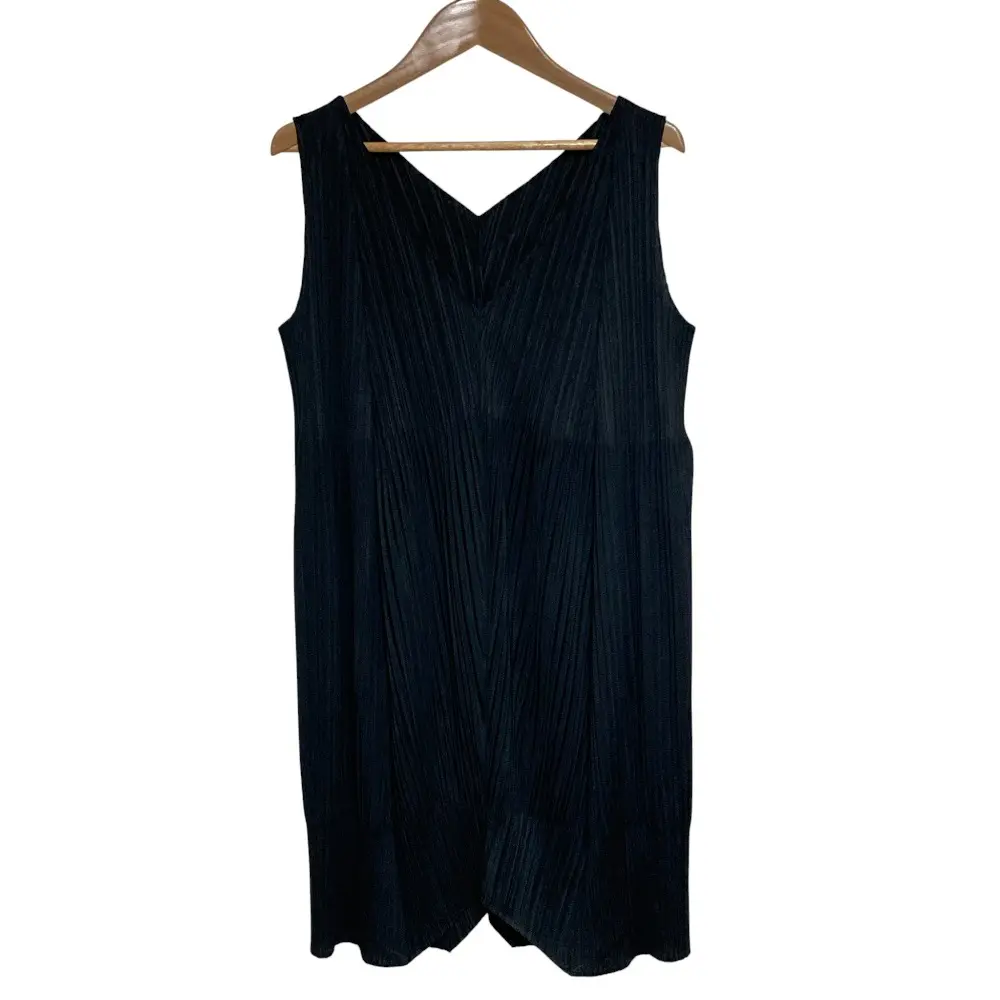 PLEATS PLEASE ISSEY MIYAKE プリーツプリーズ ノースリーブ チュニック カットソー PP13-JT603 サイズ3 ブラック