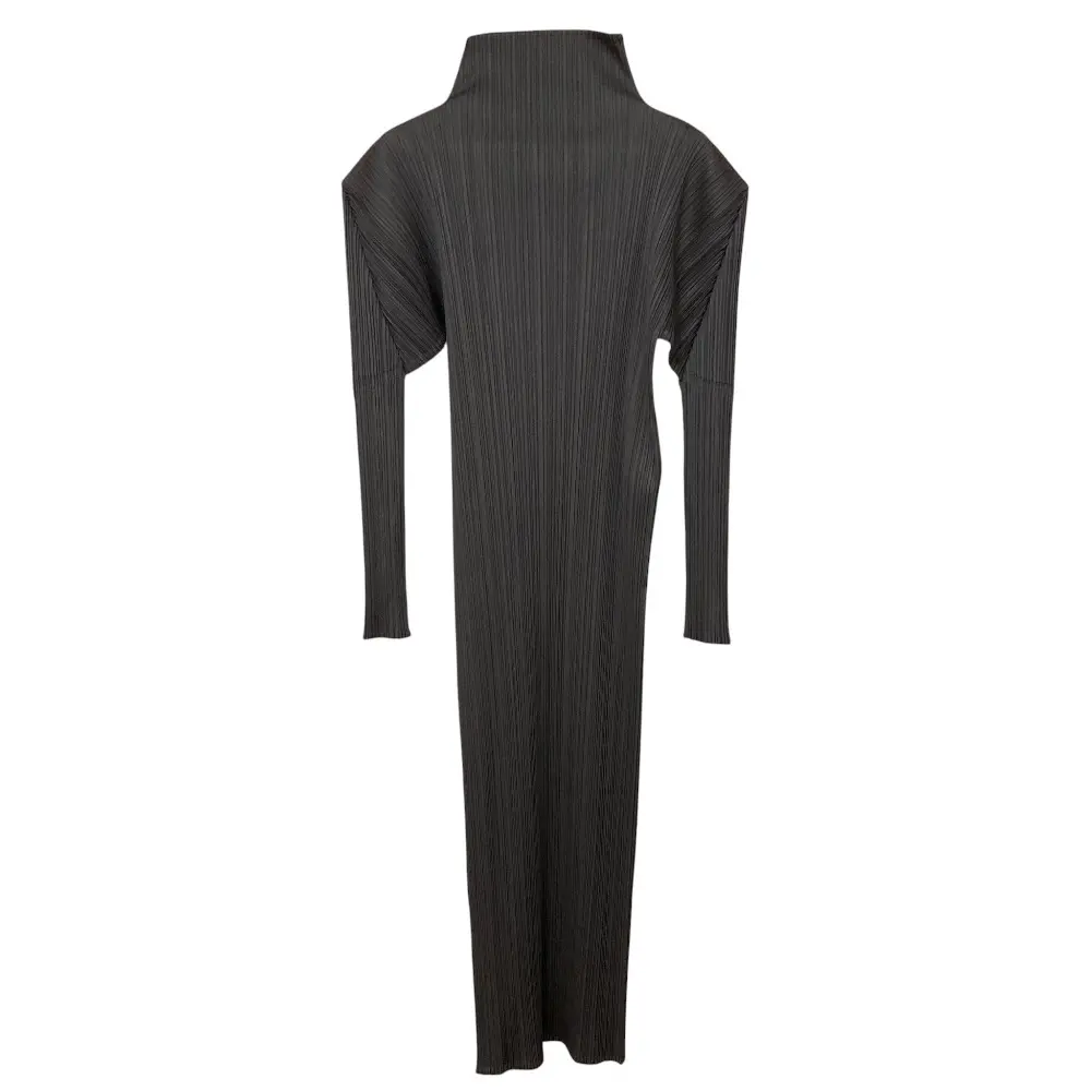 PLEATS PLEASE ISSEY MIYAKE プリーツプリーズ イッセイミヤケ ハイネック ロングワンピース PP04-JH632 サイズ2 グレーの買取実績【2025年11月買取】