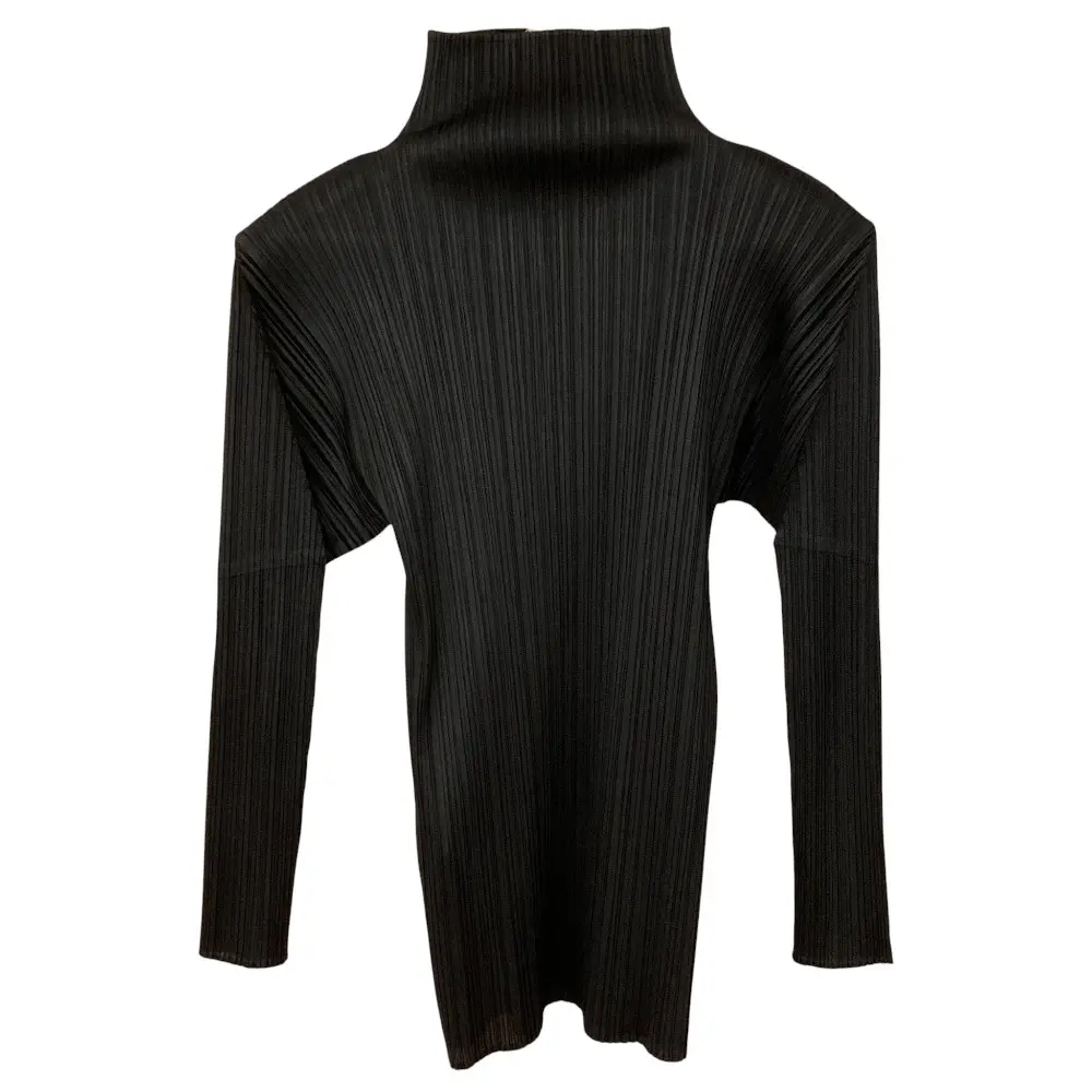 PLEATS PLEASE ISSEY MIYAKE プリーツプリーズ イッセイミヤケ ハイネックカットソー PP04-JK604 サイズ3 ブラック