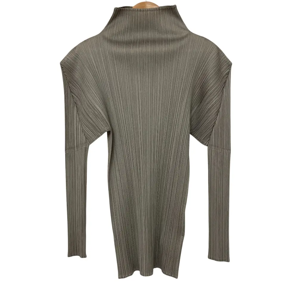 PLEATS PLEASE ISSEY MIYAKE プリーツプリーズ イッセイミヤケ ハイネックカットソー PP04-JK604 サイズ3 グレーの買取実績【2025年11月買取】