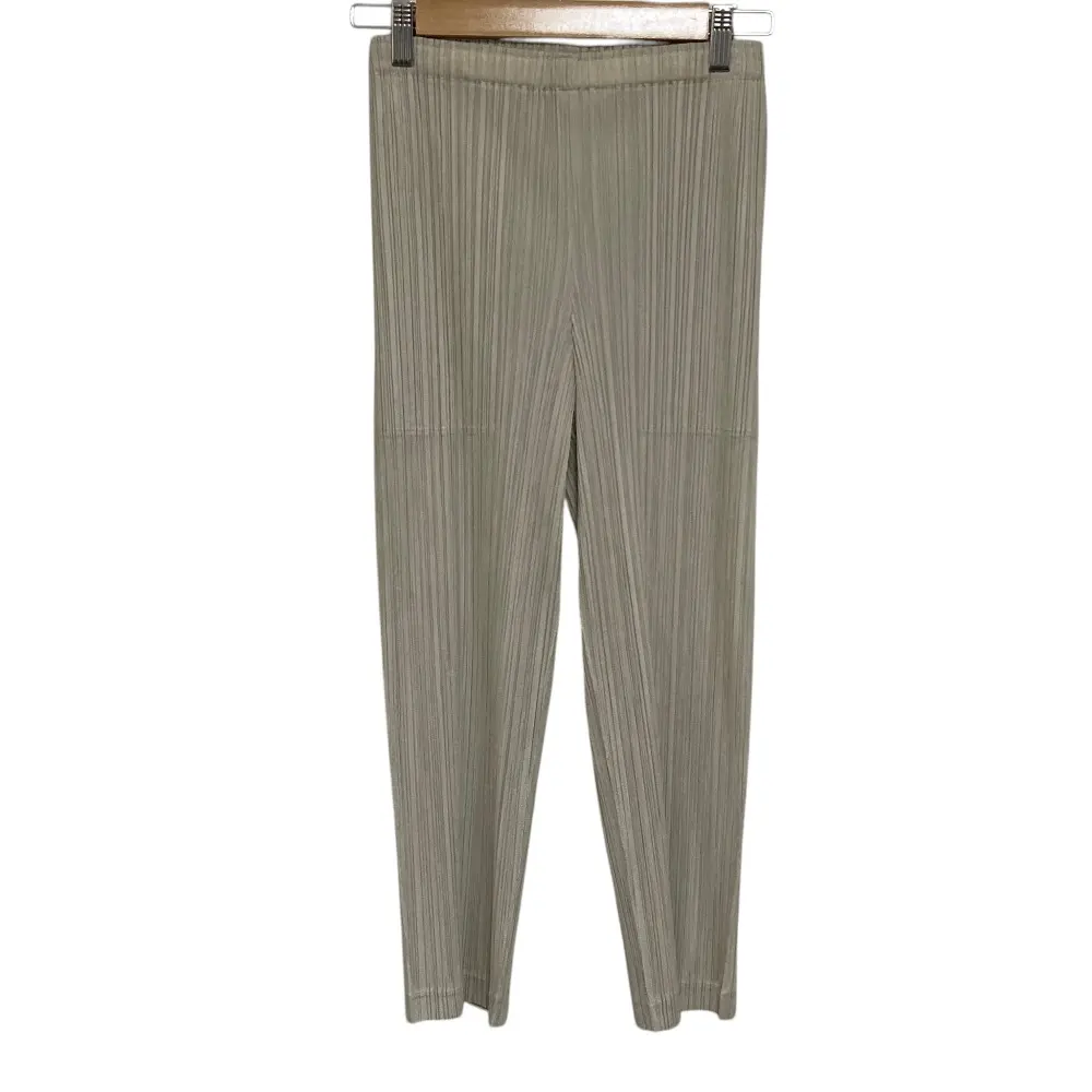 PLEATS PLEASE ISSEY MIYAKE プリーツプリーズ イッセイミヤケ イージーパンツ PP51-JF442 サイズ3 ライトベージュ