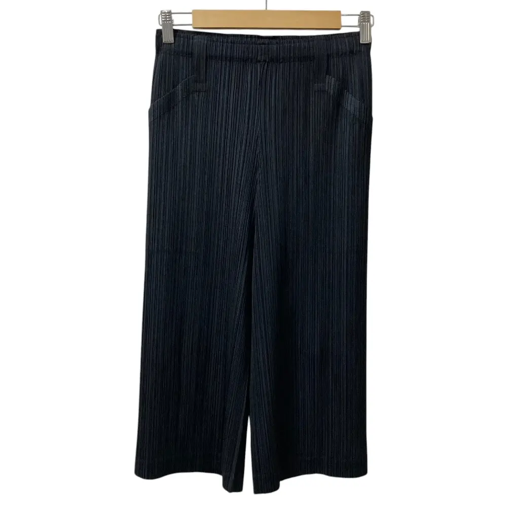 PLEATS PLEASE ISSEY MIYAKE プリーツプリーズ イッセイミヤケ ワイドイージーパンツ PP01-JF403 サイズ0 ブラック