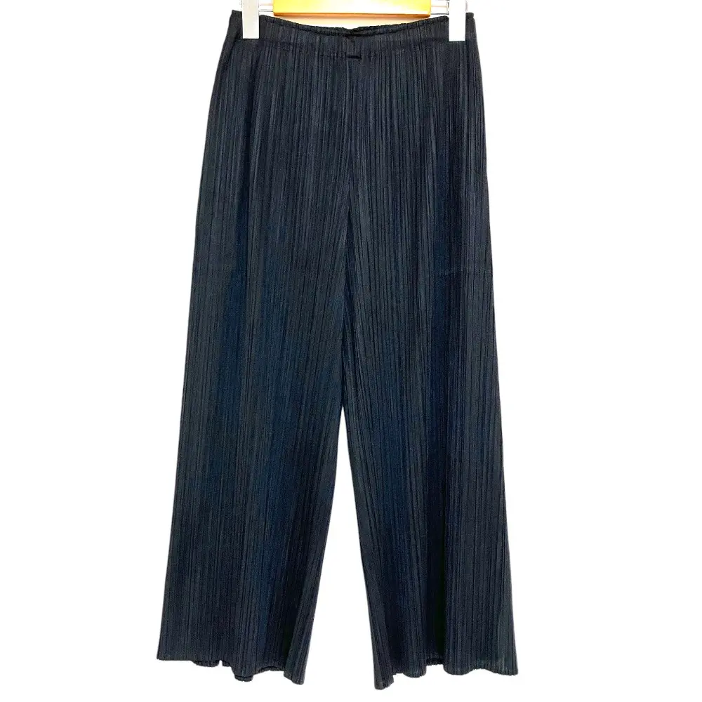 PLEATS PLEASE ISSEY MIYAKE プリーツプリーズ イッセイミヤケ ワイドパンツ PP13-JF175 サイズ2 ブラック