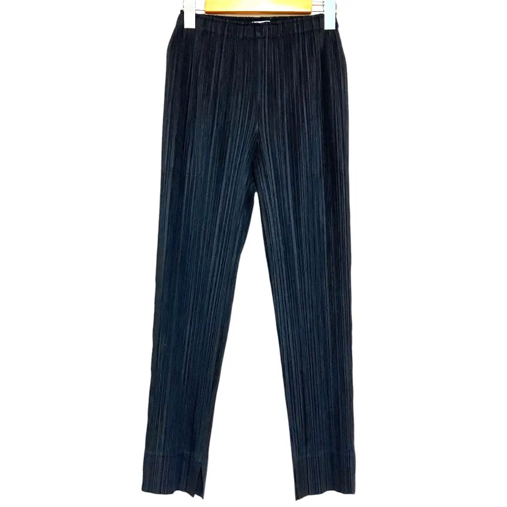 PLEATS PLEASE ISSEY MIYAKE プリーツプリーズ イッセイミヤケ イージー スリムパンツ PP81-JF411 サイズ1 ブラック