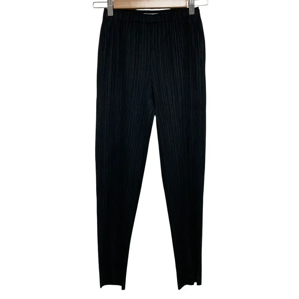 PLEATS PLEASE ISSEY MIYAKE プリーツプリーズ イッセイミヤケ イージーパンツ PP91-JF411 サイズ1 ブラック