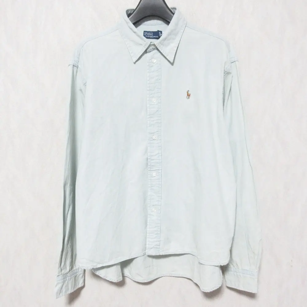 Polo by Ralph Lauren ポロバイラルフローレン ウォッシャブルシャツ サイズS ライトブルー
