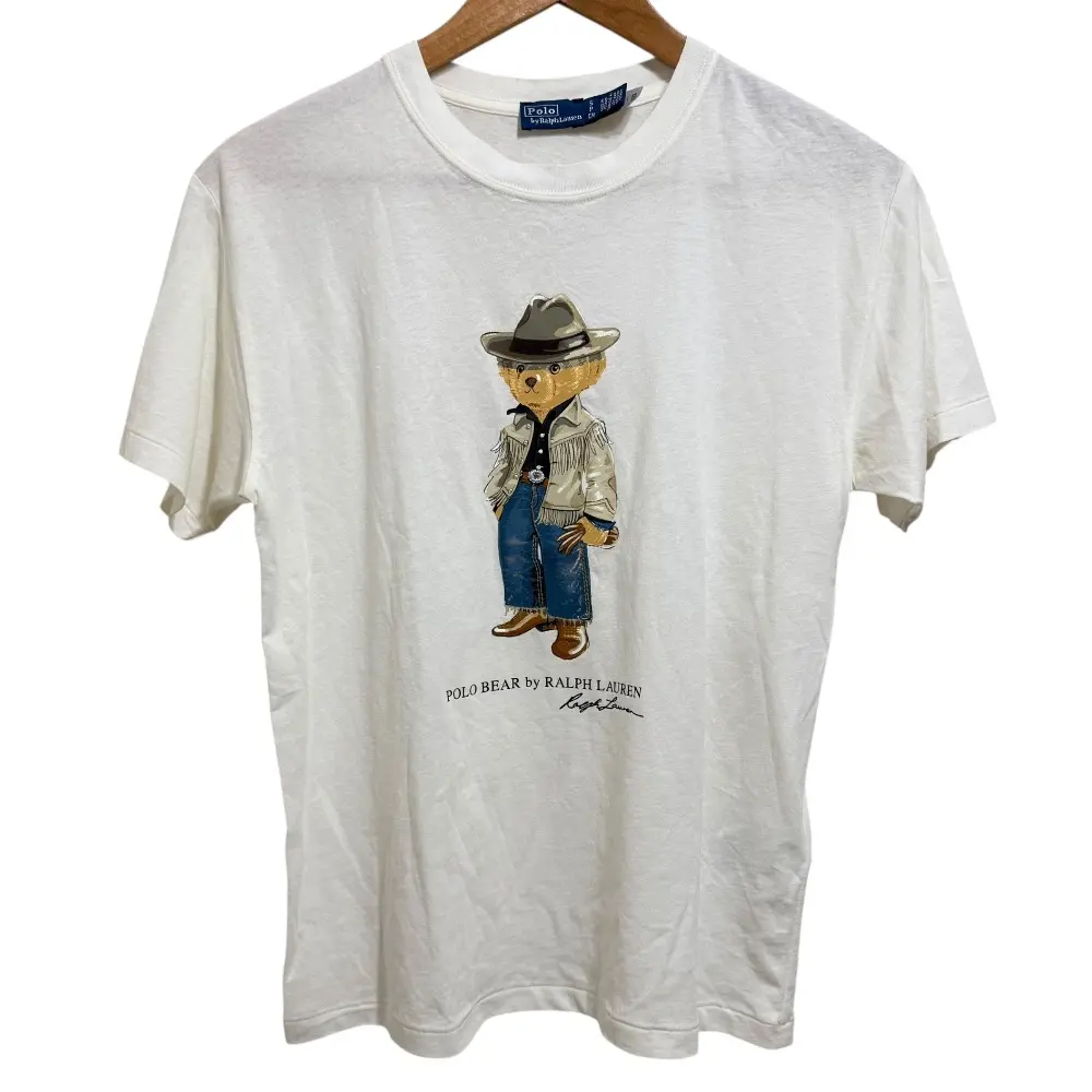 Polo by Ralph Lauren ポロバイラルフローレン 半袖 ポロベアカウボーイ Tシャツ サイズS ホワイト