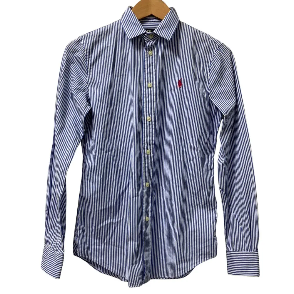 Polo Ralph Lauren ポロラルフローレン ストライプ 長袖 シャツ サイズ4 ブルー×ホワイト