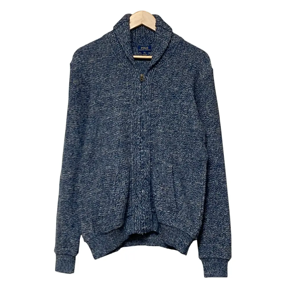 POLO RALPH LAUREN ポロラルフローレン ニットジャケット カーディガン キッズサイズ XL インディゴ 