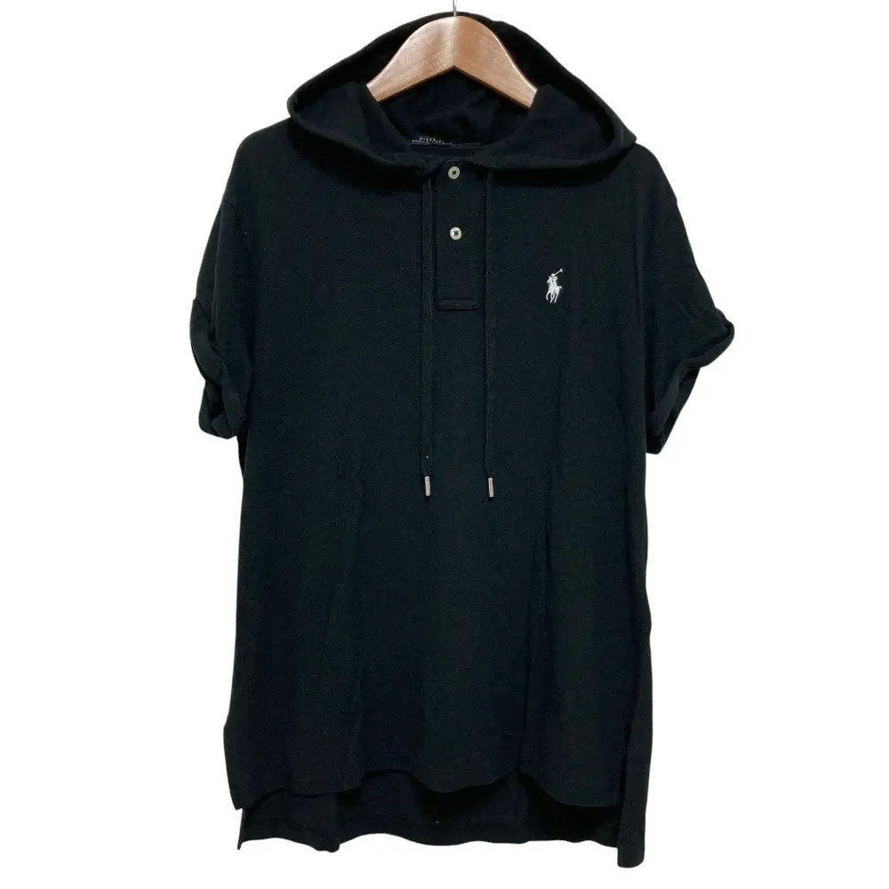 Polo Ralph Lauren ポロラルフローレン フーデッド ポロシャツ サイズM ブラック