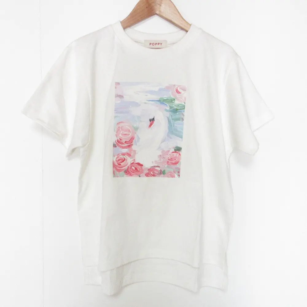 23SS POPPY ポピー スワンプリント 半袖 Tシャツ サイズF ホワイトの買取実績【2025年7月買取】