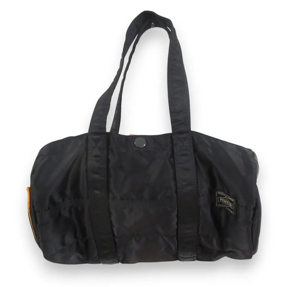 PORTER ポーター 吉田カバン タンカー ロールボストン ナイロン ミニボストンバッグ ブラック