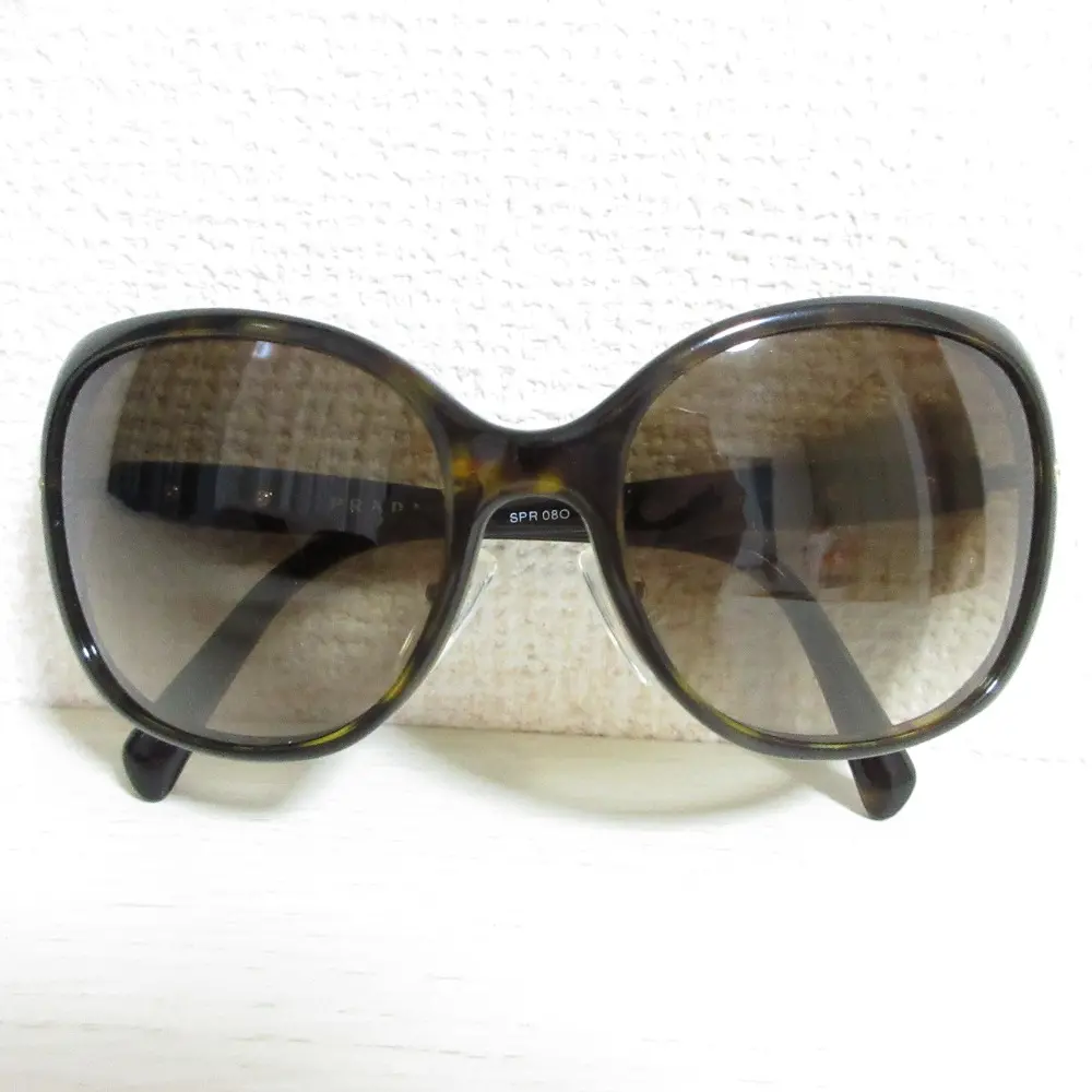 PRADA プラダ セルフレーム ビッグシェイプ バタフライ サングラス