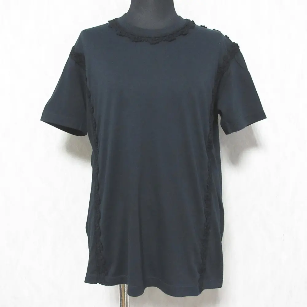 23SS PRADA プラダ ボーダー ハーフスリーブ Tシャツ ニットカットソー