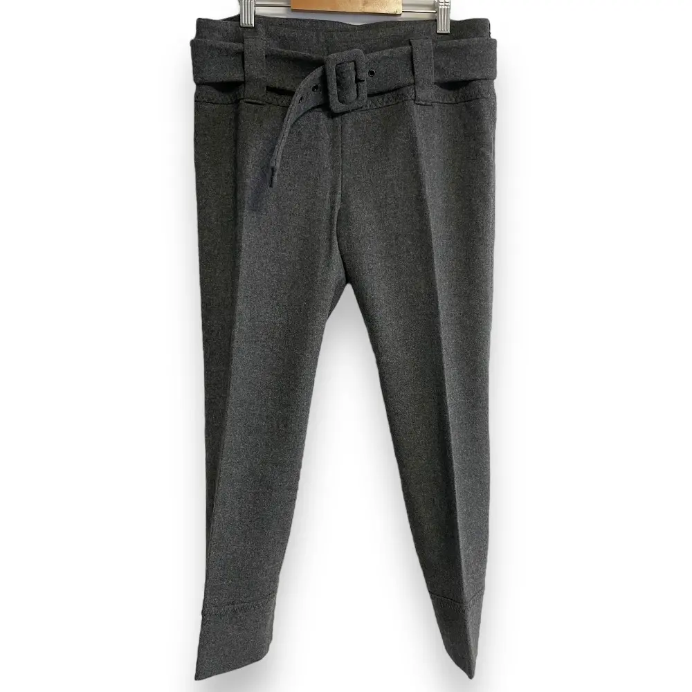 PRADA プラダ ストレッチ ジップフライ ベルト付き テーパード