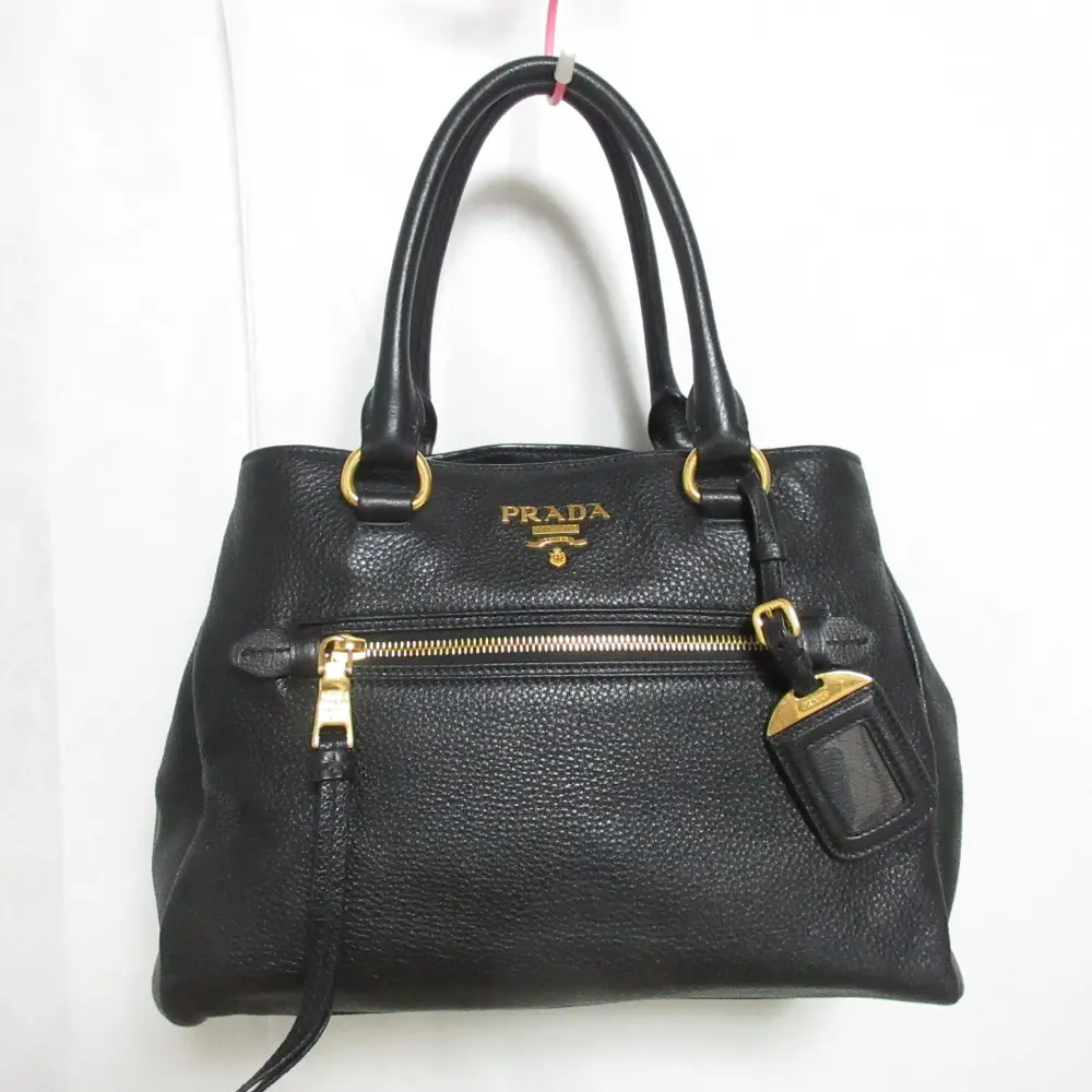 PRADA プラダ ヴィッテロ フェニックス 2way ハンドバッグ ショルダーバッグ 1BG044 ブラック