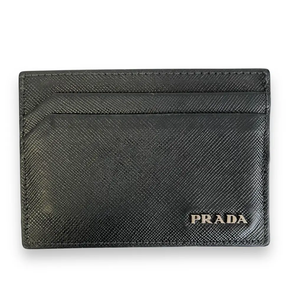 PRADA プラダ サフィアーノレザー カードケース パスケース 名刺入れ 2M1149 ブラック