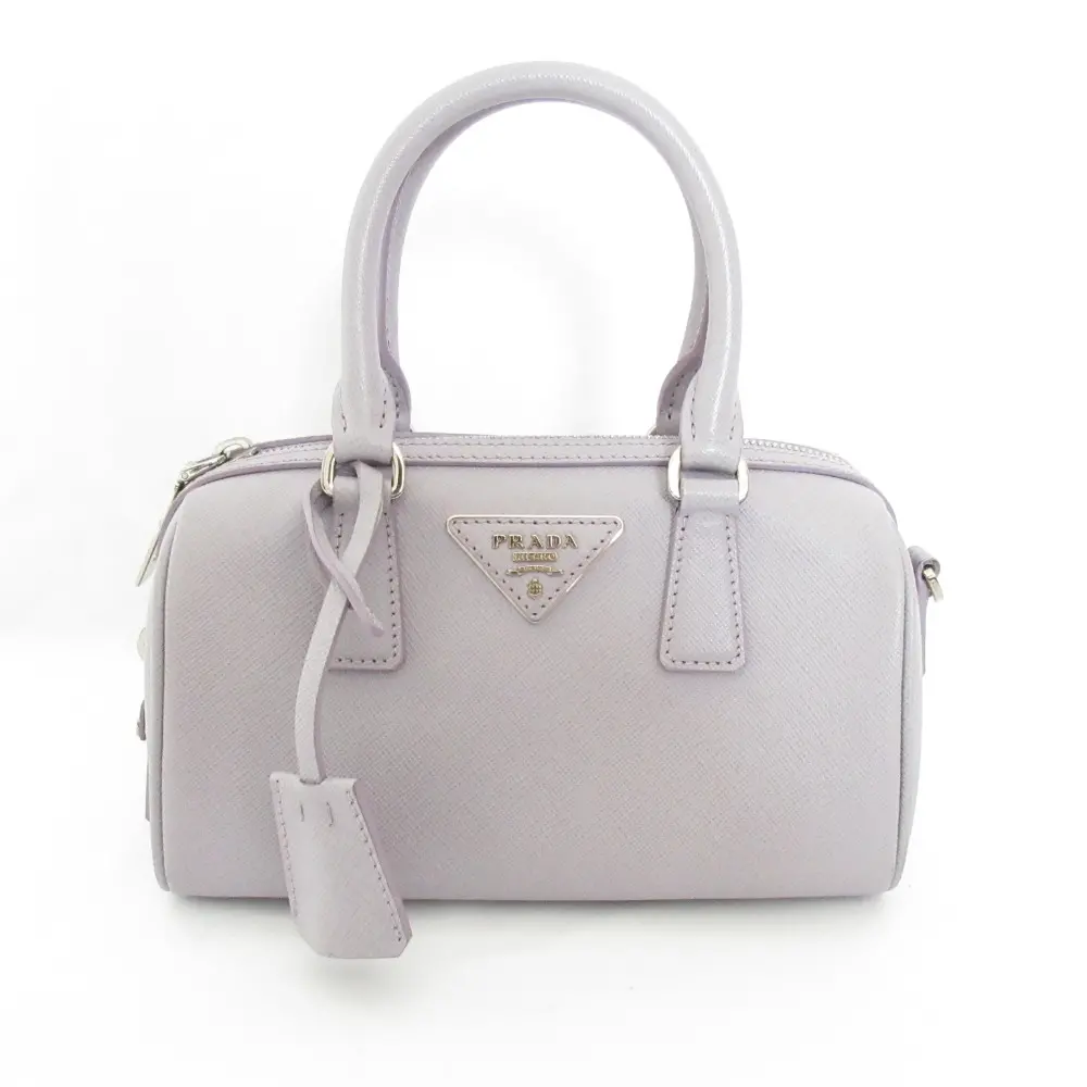 PRADA プラダ SAFFIANO LUX サフィアーノレザー 2WAY ミニボストンバッグ ショルダーバッグ BL846Y パープル