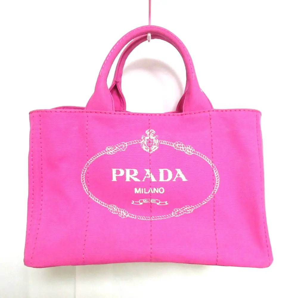 PRADA プラダ カナパ 2way トートバッグ ショルダーバッグ 1BG642 ピンク