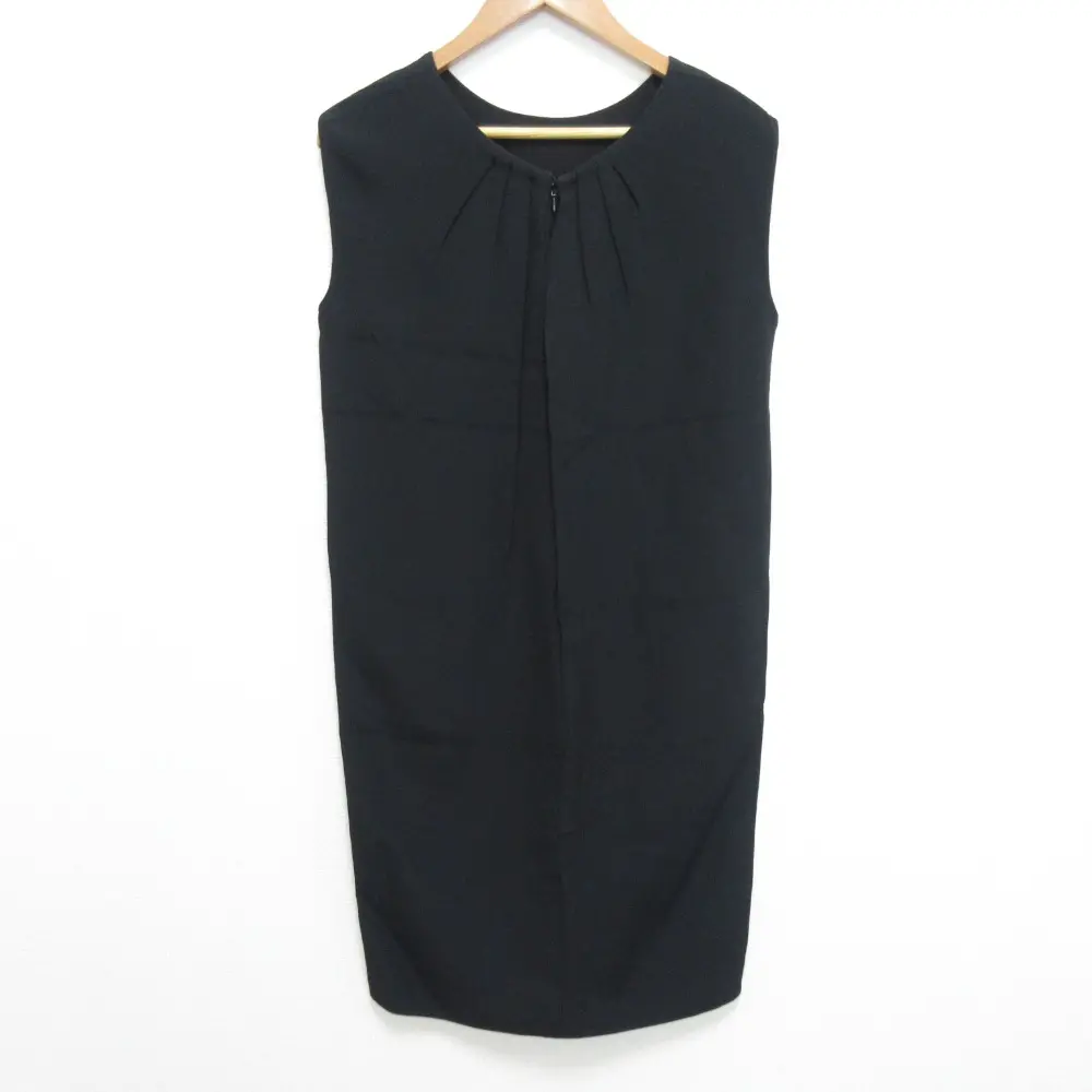 PRADA プラダ ノースリーブ ワンピース サイズ42 ネイビー