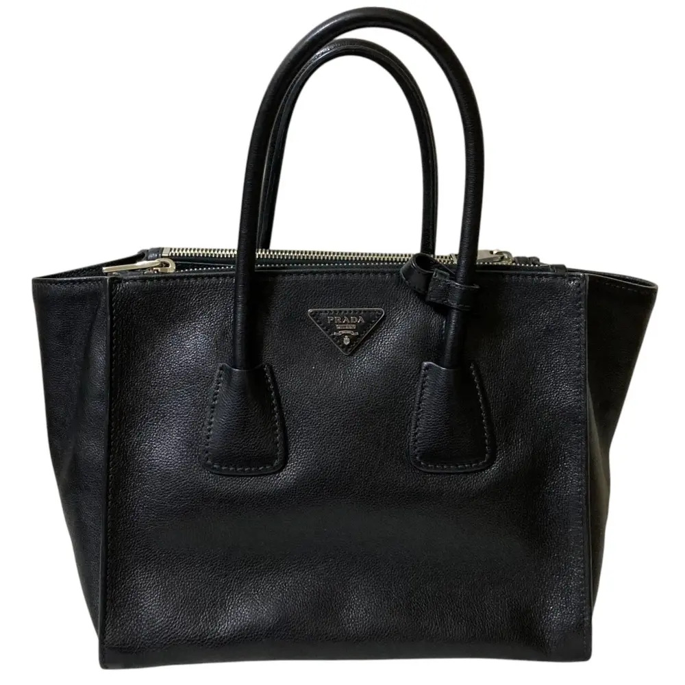 PRADA プラダ レザー 2way トートバッグ ショルダーバッグ BN2619 ブラック